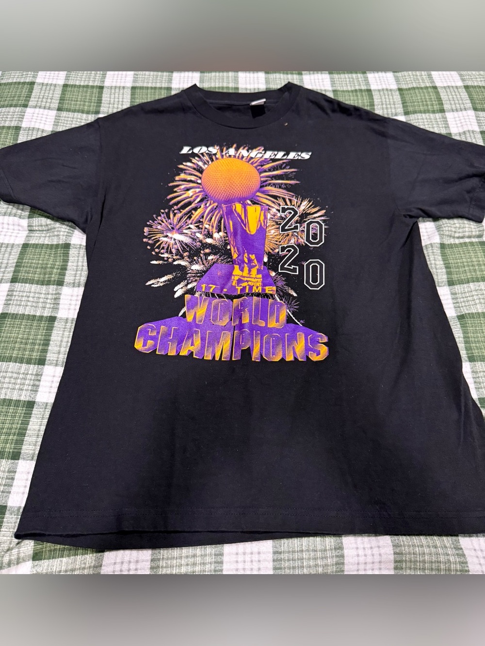 LA Lakers Championship T-shirt size L